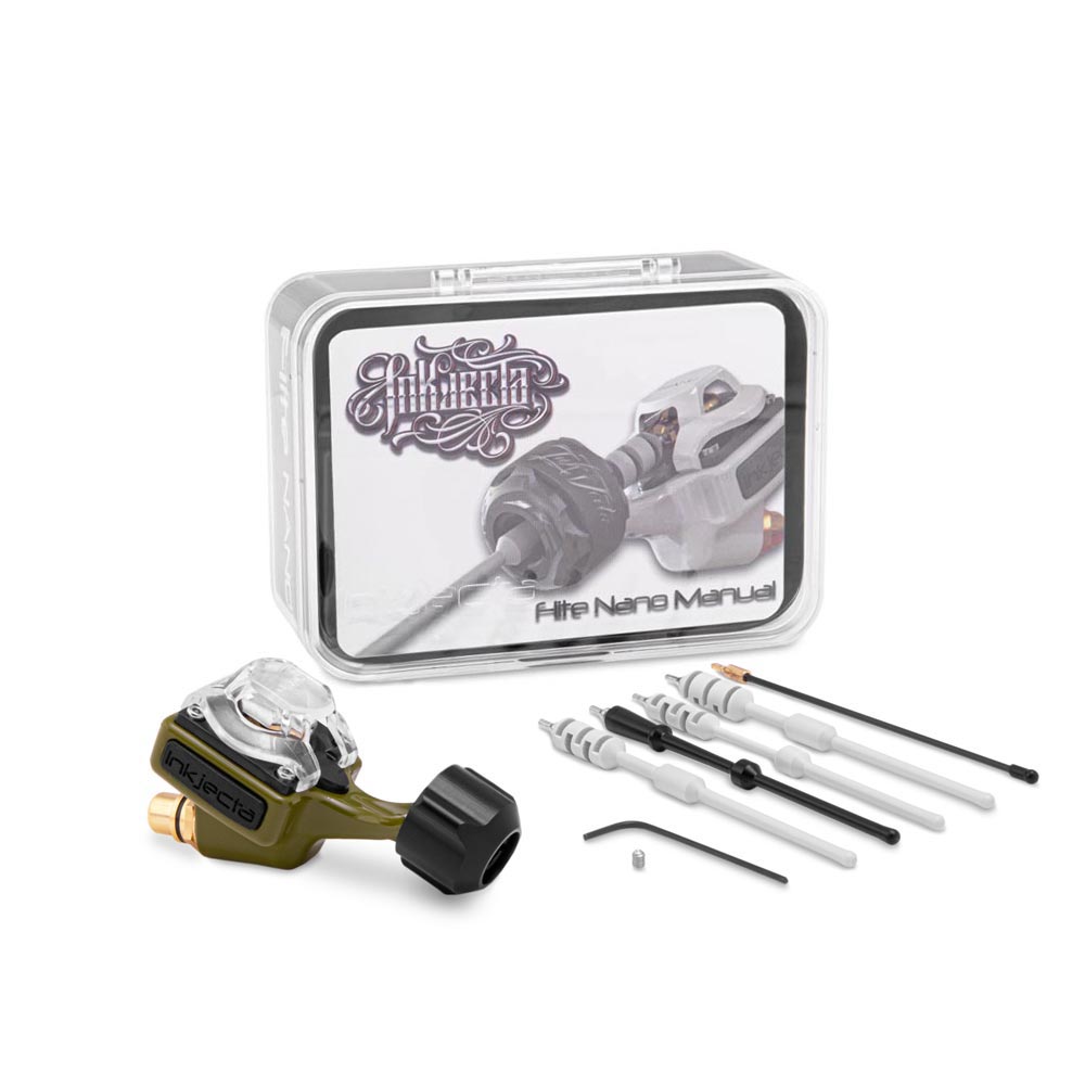 Flite Nano Titan Olive Green (box contents)