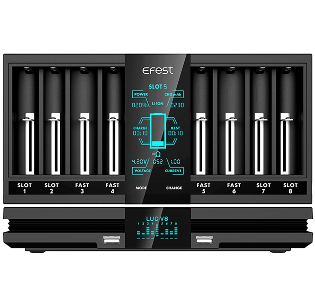 Efest LUC V8 8 Bay Studio Battery Charger