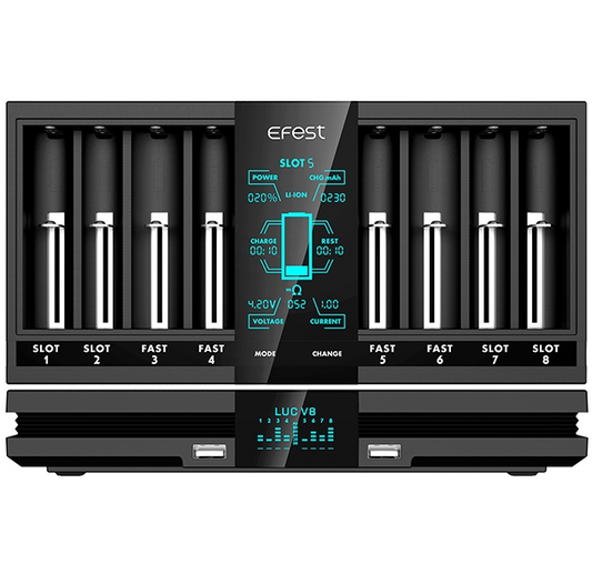 Efest LUC V8 8 Bay Studio Battery Charger