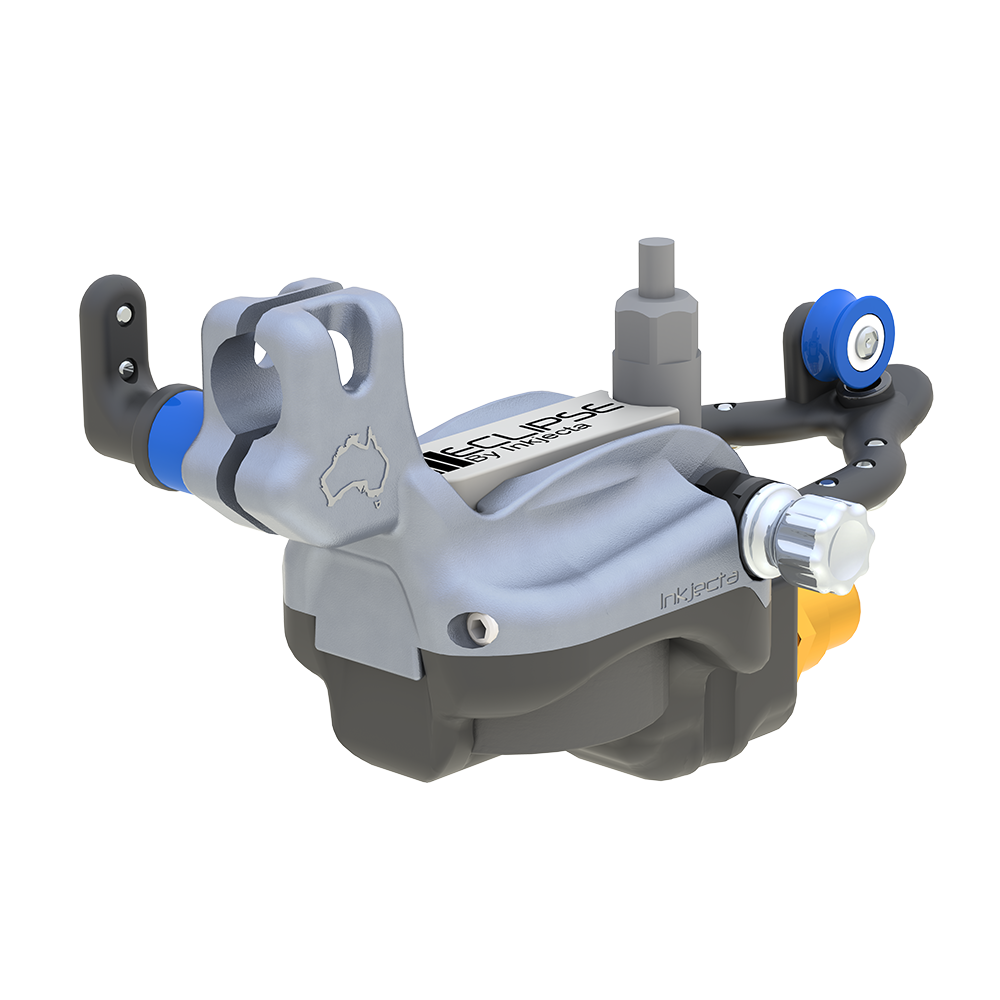 InkJecta Eclipse Tattoo Machine (open alt angle)