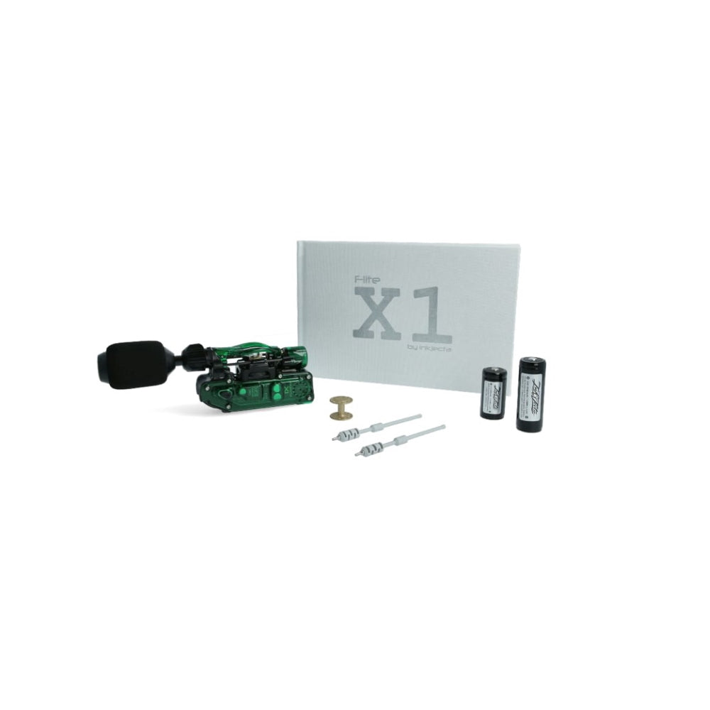 Flite X1 Wireless Bottle shown with box and unpacked box contents